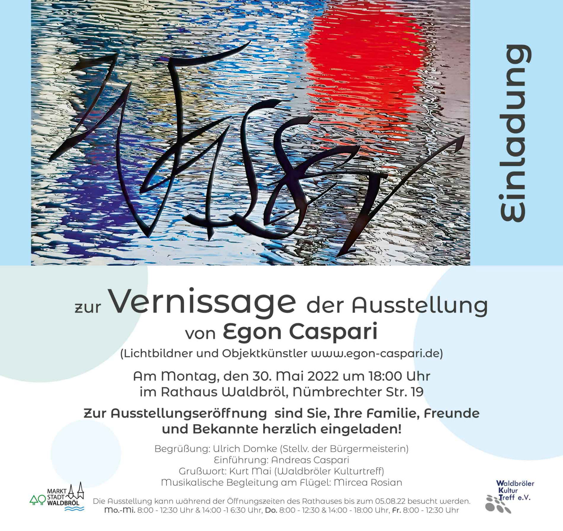 neue Ausstellung von Egon Caspari